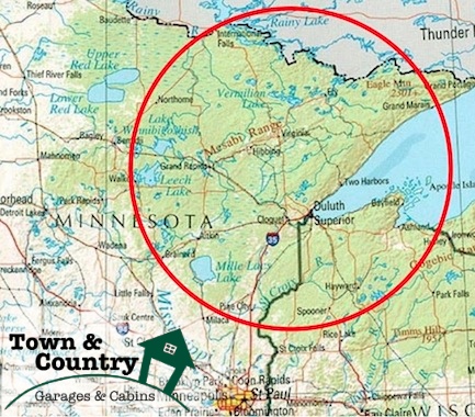 Town & Country Service Map